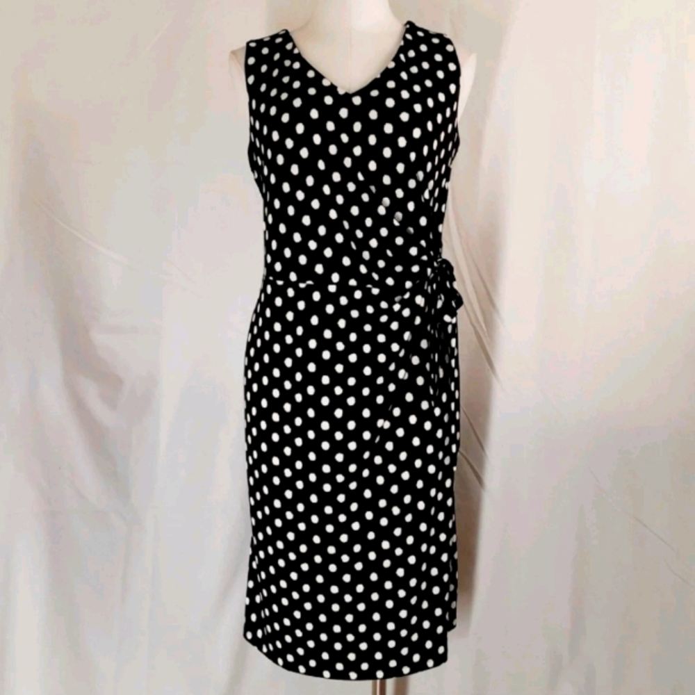 Talbots Side Cinch Jersey Knit Dress